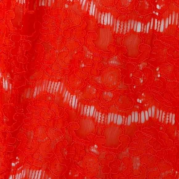 Kensie coral eyelash lace dress - Picture 3 of 4